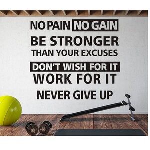 Motivational Wall Decals - Black